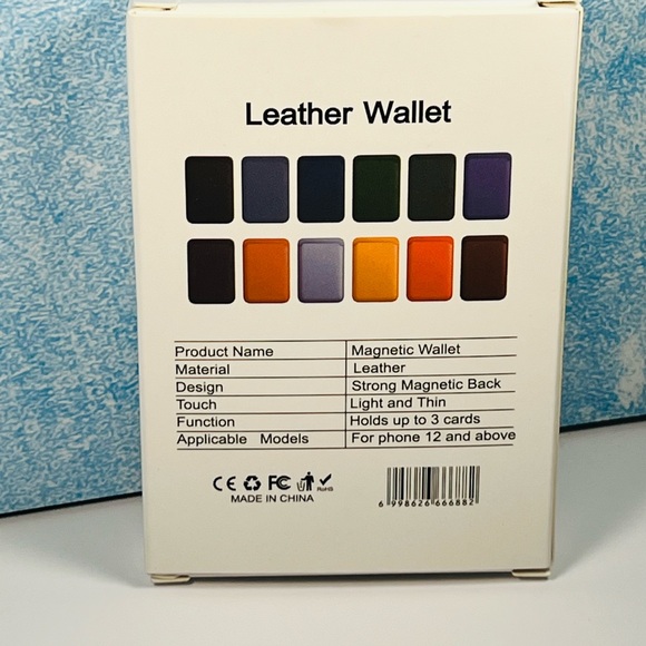 MagSafe Leather Wallet for Apple iPhone - (Rose Pink / Double Wide) - Picture 4 of 4